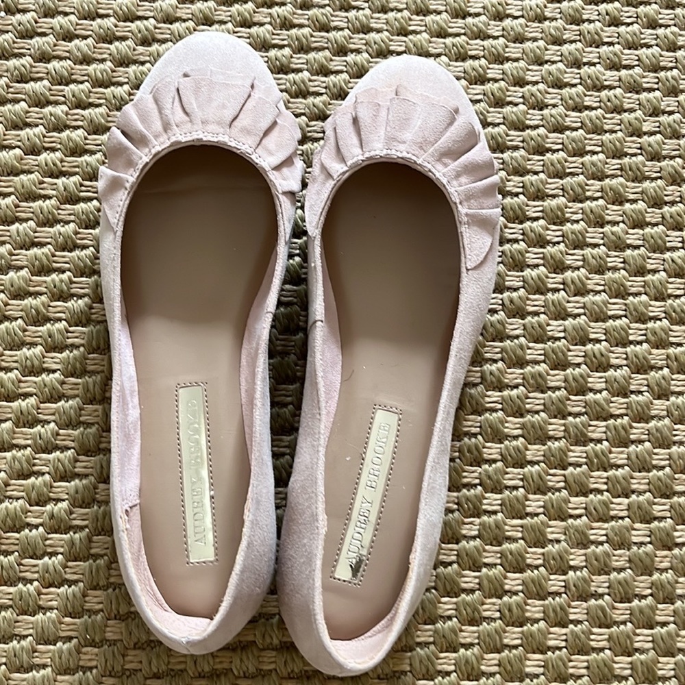 Audrey Brooke suede flats